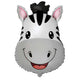 Zebra Head 27" Foil