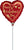 Arrow Heart 4" Air-fill Balloon (requires heat sealing)