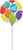 Birthday Celebration 4" Air-fill Balloon (requires heat sealing)