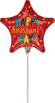 Assistant's Day Red Star 9" Air-fill Balloon (requires heat sealing)