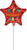 Assistant's Day Red Star 9" Air-fill Balloon (requires heat sealing)