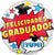 Felicidades Graduado ¡Yupi! Comic Book Dots 17" Balloon