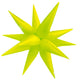 Neon Yellow Starburst 26″ Balloon