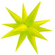 Neon Yellow Starburst 40″ Balloon