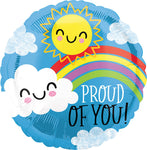 Proud Of You Sun and Cloud 17" Balloon