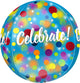 Celebrate Party Dots Orbz 16" Balloon