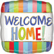Welcome Home Stripes 17" Balloon