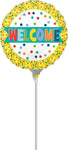 Welcome Lots Of Dots 9" Air-fill Balloon (requires heat sealing)