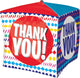 Thank You Streamers Cubez 15" Balloon