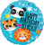 Lion, Tiger & Panda Happy Birthday To You! 17" Balloon