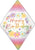 Birthday Boho Gem Anglez 25" Balloon