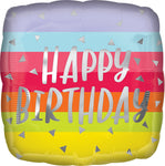 Bright and Bold Birthday 17" Balloon