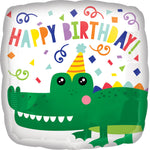Gator Happy Birthday 17" Balloon