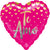 Te Amo Golden Hearts 17" Balloon