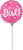 It's A Girl Hearts and Dots 9" Air-fill Balloon (requires heat sealing)