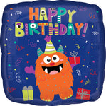 Monster Birthday 18" Balloon