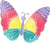 Tie Dye Butterfly 26" Balloon