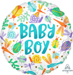 Baby Boy Watercolor 17" Balloon
