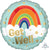 Get Well Golden Rainbow 17" Balloon