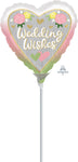 Wedding Wishes Ombre 9" Air-fill Balloon (requires heat sealing)