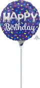 9" Happy Birthday Balloon Letters