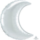 White Satin Crescent 26" Balloon