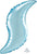 Pastel Blue Curve 28" Balloon