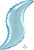 Pastel Blue Curve 42" Balloon