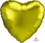 Luxe Lemon Heart 17" Balloon