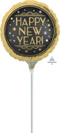 Vintage New Year 9" Air-fill Balloon (requires heat sealing)