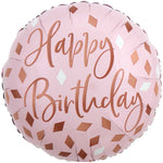 Blush Birthday 18" Foil Balloon