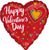 Happy Valentine's Day Glitter Hearts 17" Balloon