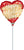 Satin Gold Swoosh 4" Air-fill Balloon (requires heat sealing)