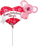 Happy Valentine's Day Koala 14" Balloon