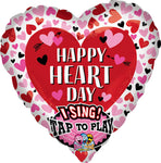 Happy Heart Day Hearts 29" Balloon