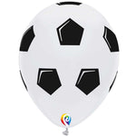 Soccer Ball White 12" Latex Balloons
