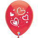 Hearts 12" Latex Balloons