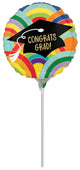 Grad Rainbows All Around 9" Air-fill Balloon (requires heat sealing)