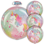 Enchanted Unicorn Orbz 16" Foil Balloon