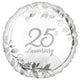 Happy 25th Anniversary 17" Balloon