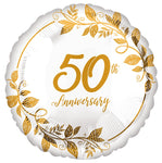 Happy 50th Anniversary 17" Balloon