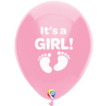 It's A Girl 12" Latex Balloons - 50pk
