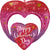 Happy Valentine's Day Ombré Sparkles 36" Balloon