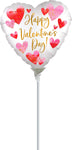 Satin Watercolor Happy Valentine's Day 4" Air-fill Balloon (requires heat sealing)