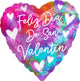 Tie-Dye Spanish Valentine 17" Balloon