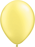 Pearl Lemon Chiffon 11″ Latex Balloons (25 count)