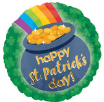 St. Patrick's Day Pot of Gold 18" Balloon