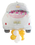 Just Married Car with latex accent 37" Balloon
