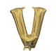 Letter V - Anagram - White Gold (air-fill Only) 16″ Balloon