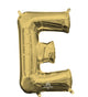 Letter E - Anagram - White Gold (air-fill Only) 16″ Balloon